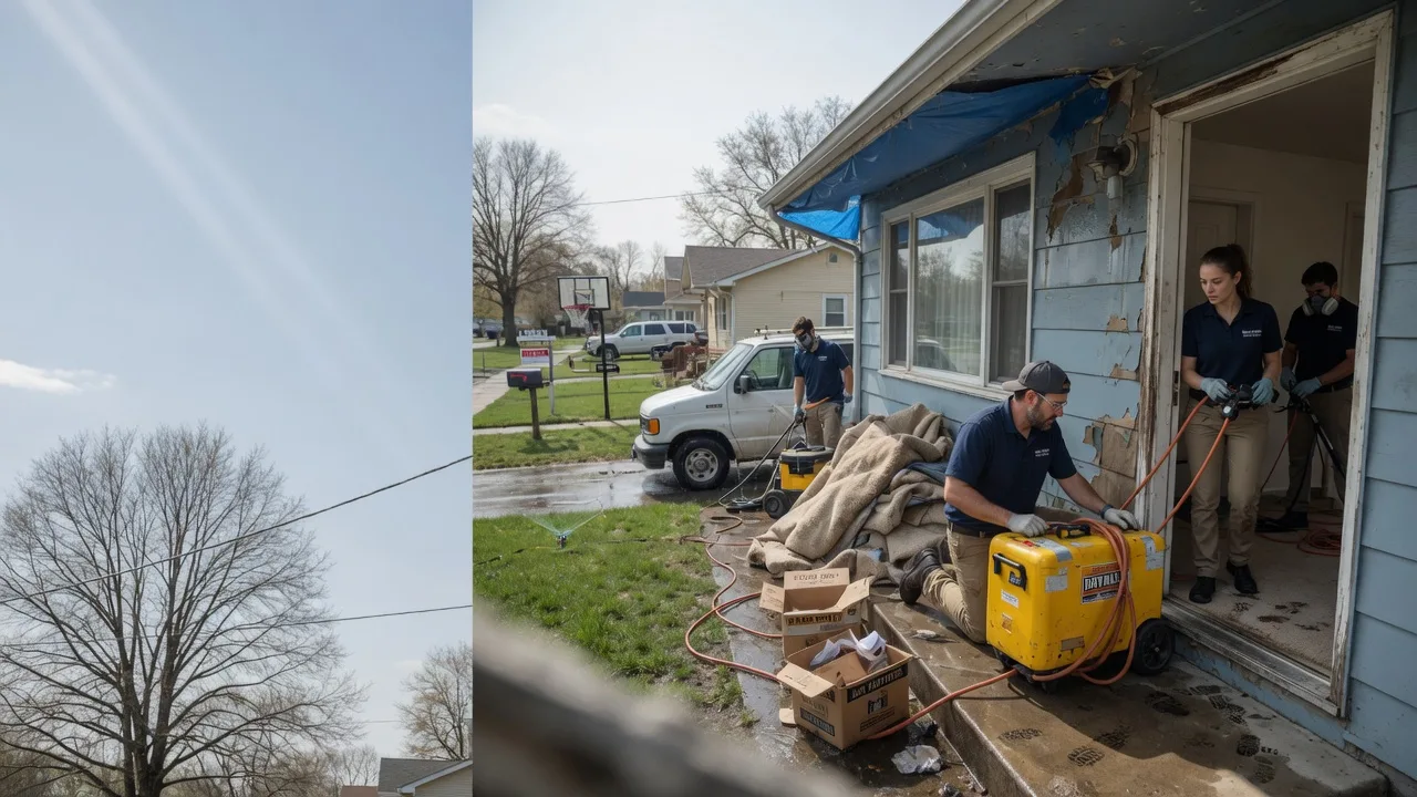 Basement Flood Cleanup in Bay City, WI near me